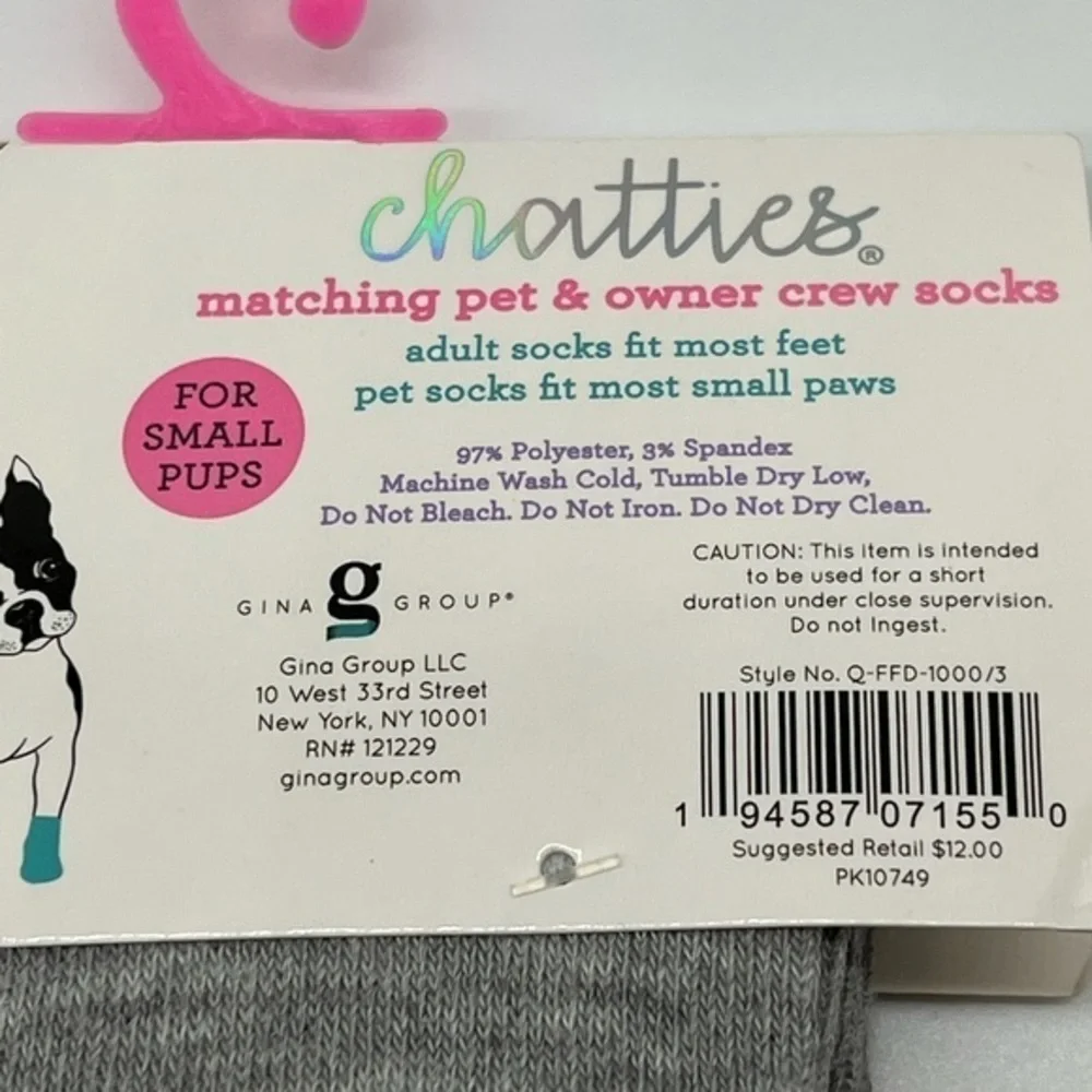 Pet / small dog matching socks new